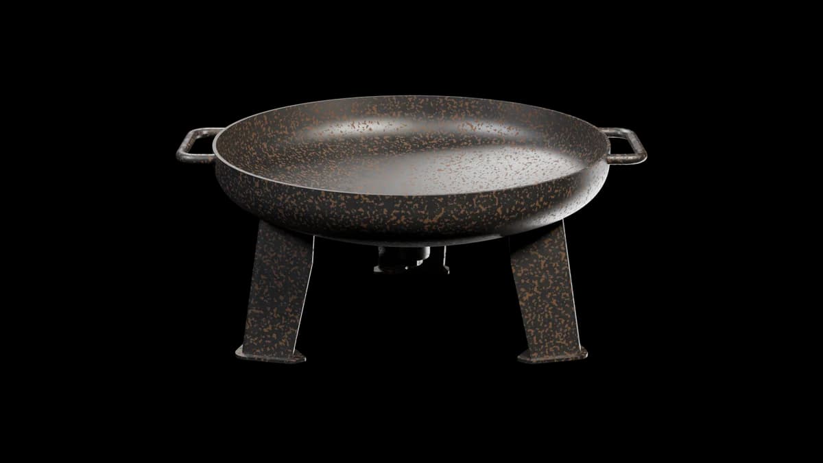 Feuerschale 600 mm – Frontansicht