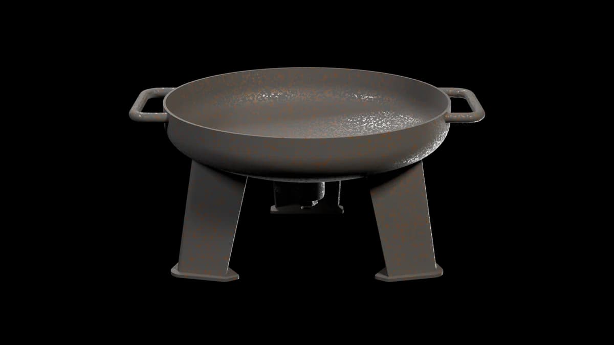 Feuerschale 450 mm – Frontansicht