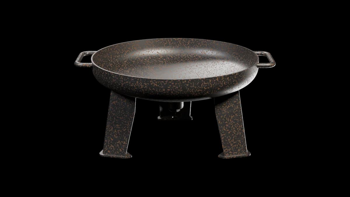 Feuerschale 550 mm – Frontansicht